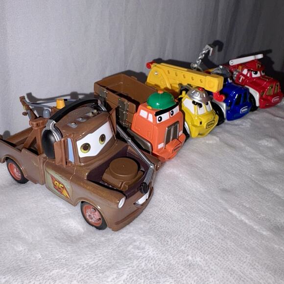 TONKA Lil’ Chuck & Friends Diecast Maisto Cars (4) Hasbro & Mater Tow Truck LOT - Picture 2 of 16